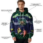 personalized ohio bobcats spongebob patrick star green navy hoodie best selling