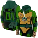personalized ohio bobcats superhero armor green hoodie best selling