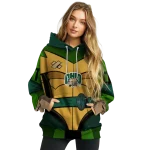 personalized ohio bobcats superhero armor green hoodie best selling