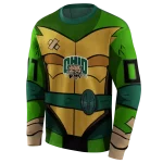 personalized ohio bobcats superhero armor green hoodie best selling