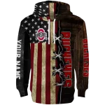 personalized ohio state buckeyes american pride hoodie best selling