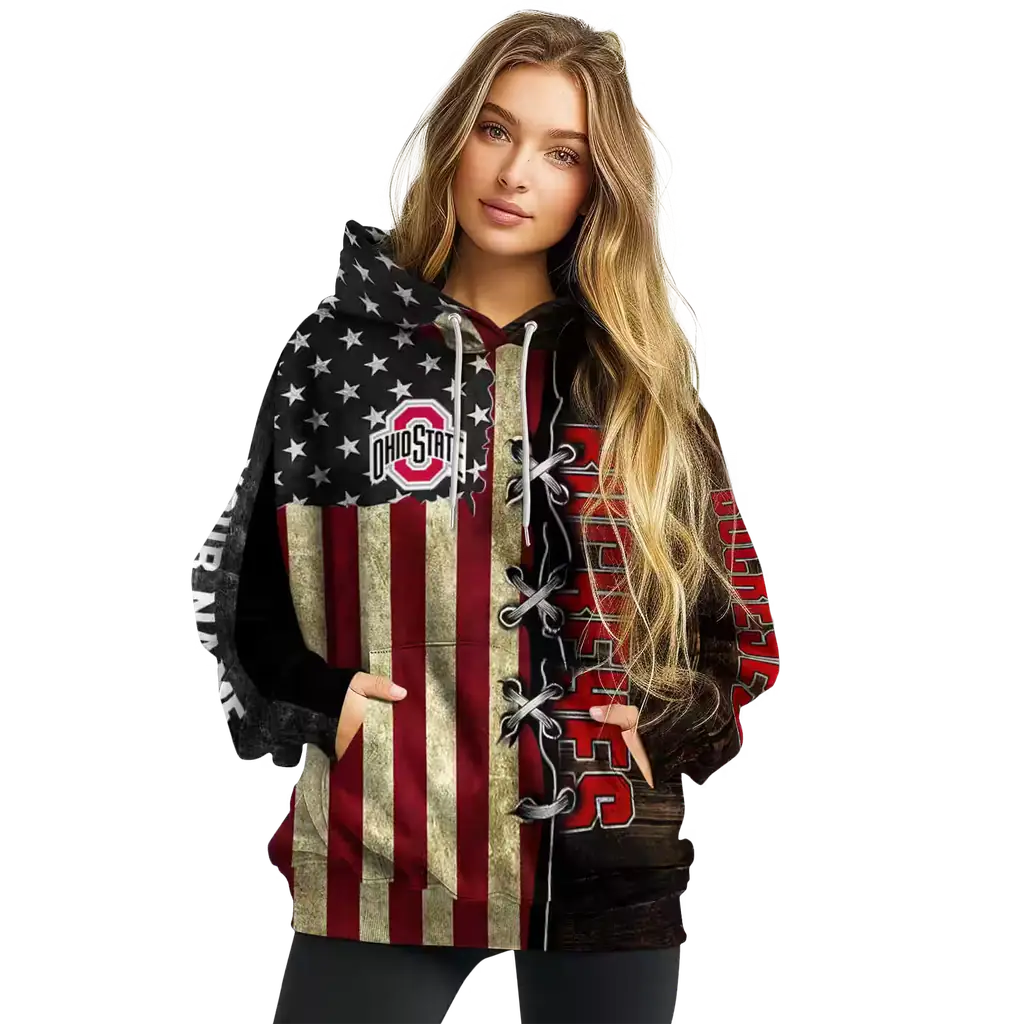 personalized ohio state buckeyes american pride hoodie high quality personalized ohio state buckeyes american pride hoodie high quality