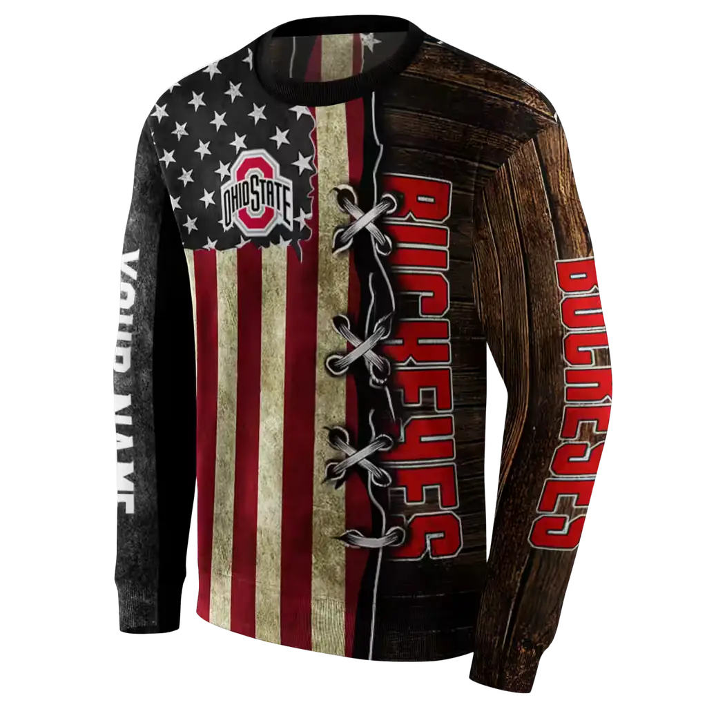 personalized ohio state buckeyes american pride hoodie new arrival personalized ohio state buckeyes american pride hoodie new arrival