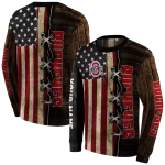 personalized ohio state buckeyes american pride hoodie best selling