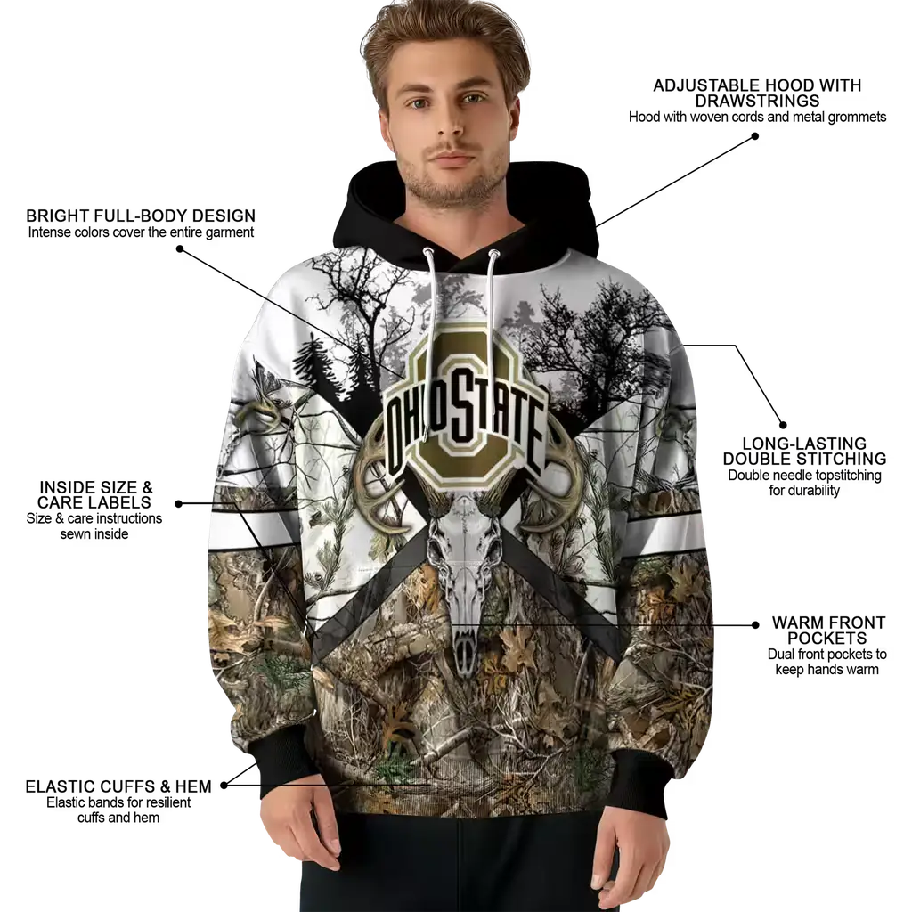 personalized ohio state buckeyes forest silhouette hoodie latest model personalized ohio state buckeyes forest silhouette hoodie latest model