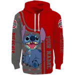 personalized ohio state buckeyes stitch scarlet hoodie best selling