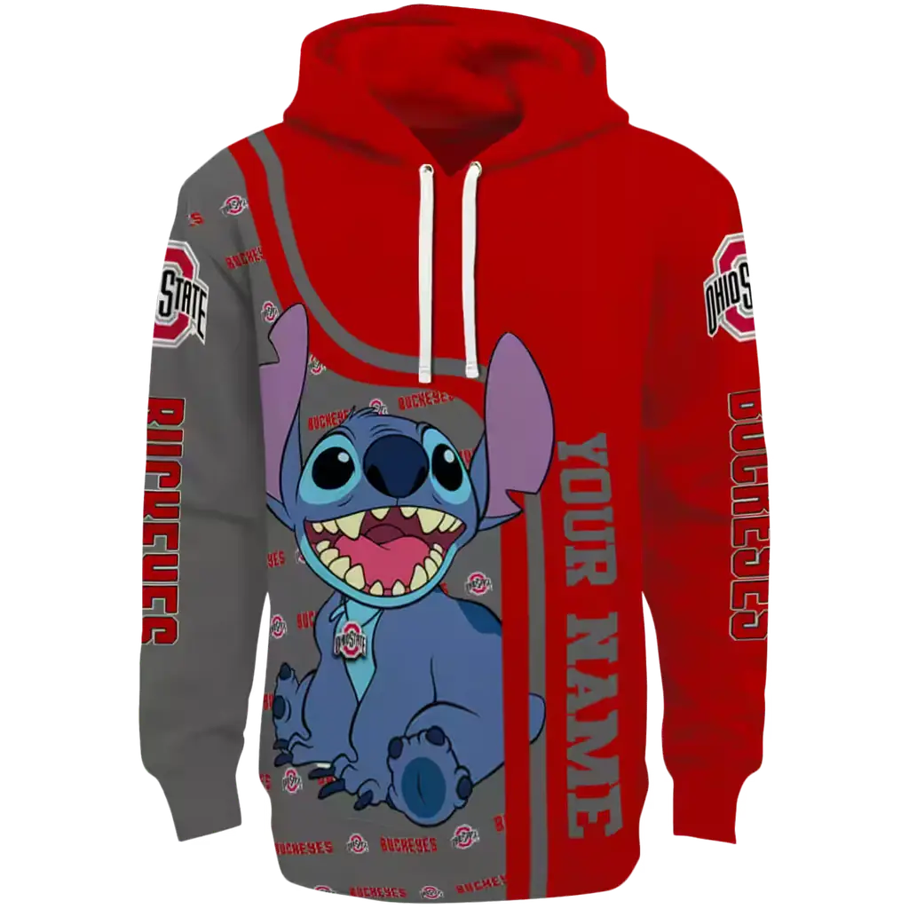 personalized ohio state buckeyes stitch scarlet hoodie best selling personalized ohio state buckeyes stitch scarlet hoodie best selling