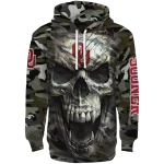 personalized oklahoma sooners camo skull hoodie best selling