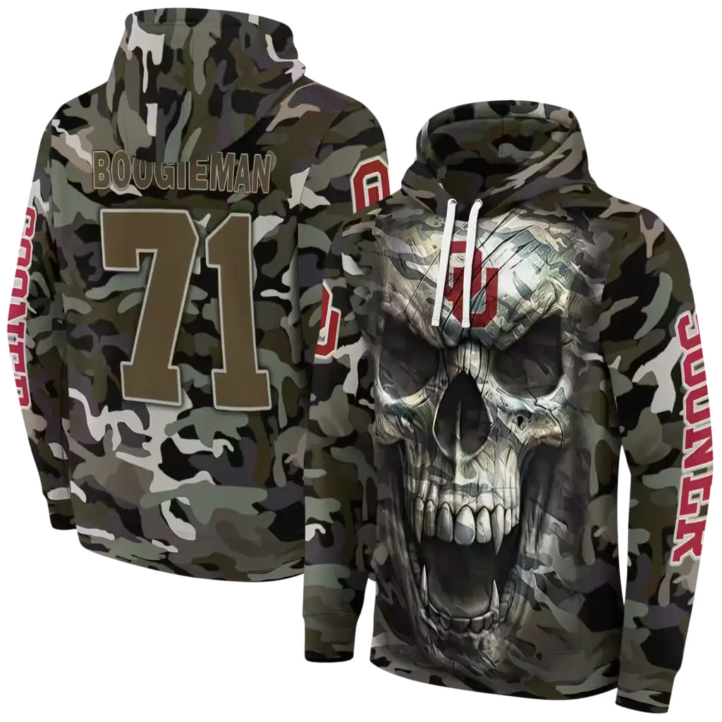 personalized oklahoma sooners camo skull hoodie fashion forward personalized oklahoma sooners camo skull hoodie fashion forward