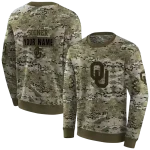 personalized oklahoma sooners military style hoodie best selling