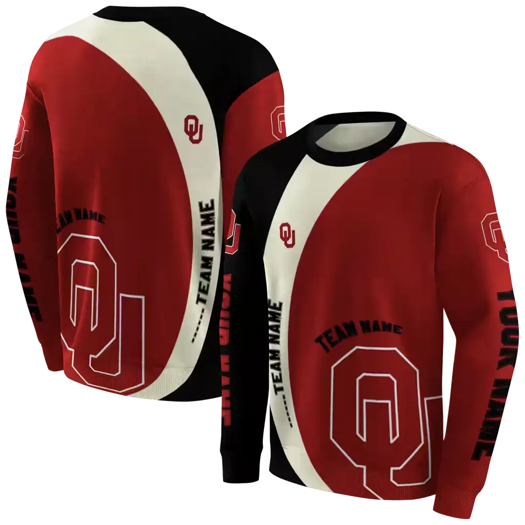 personalized oklahoma sooners minimalist design crimson black hoodie premium grade personalized oklahoma sooners minimalist design crimson black hoodie premium grade