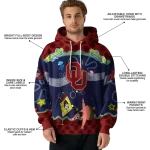 personalized oklahoma sooners spongebob patrick star crimson navy hoodie best selling