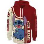 personalized oklahoma sooners stitch crimson hoodie best selling