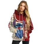 personalized oklahoma sooners stitch crimson hoodie best selling