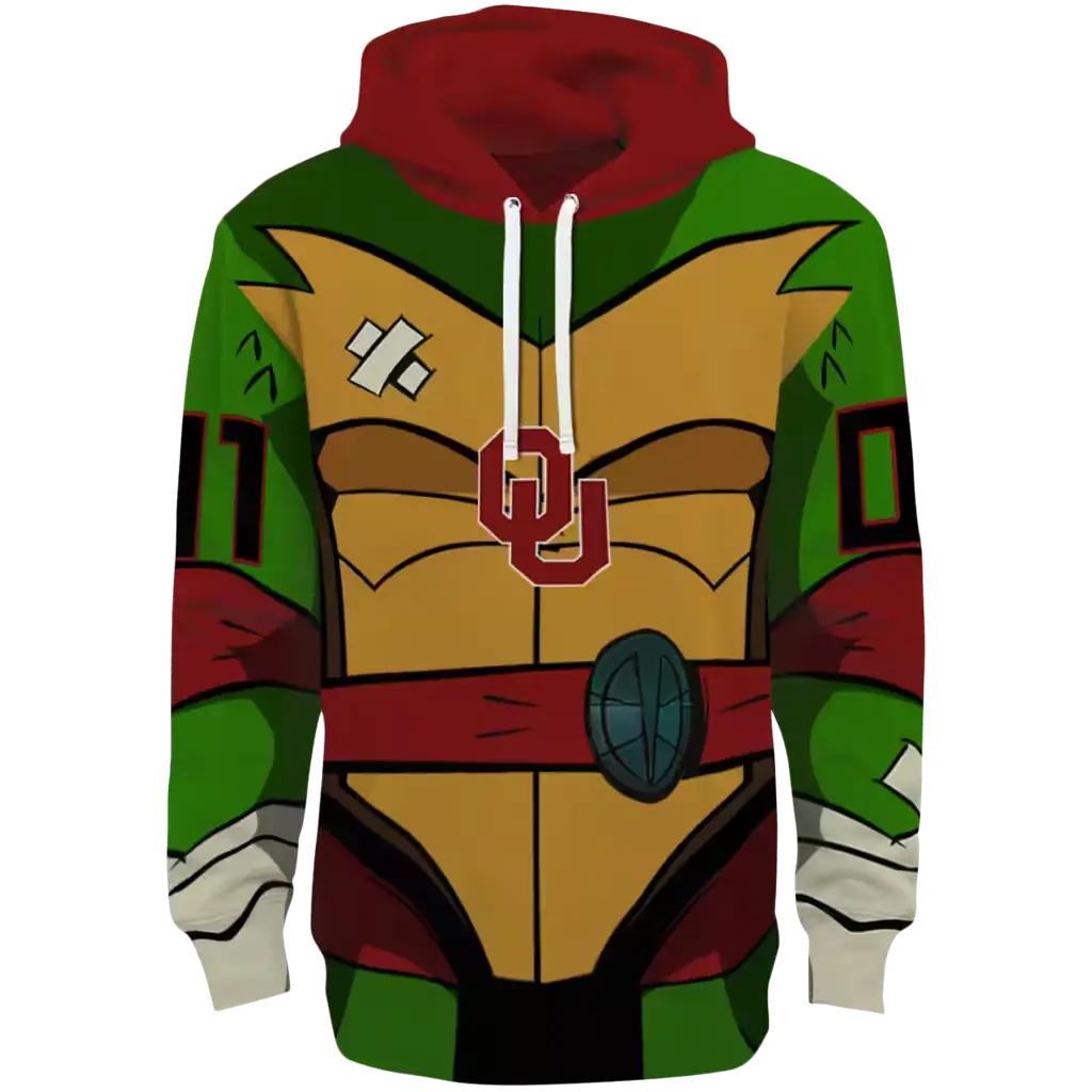 personalized oklahoma sooners superhero armor crimson green hoodie best selling personalized oklahoma sooners superhero armor crimson green hoodie best selling