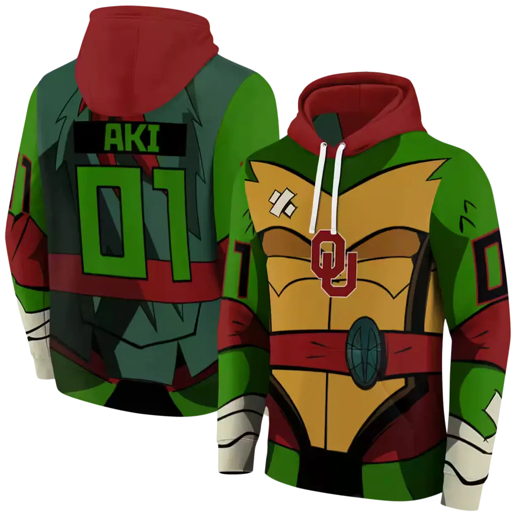 personalized oklahoma sooners superhero armor crimson green hoodie fashion forward personalized oklahoma sooners superhero armor crimson green hoodie fashion forward