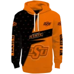 personalized oklahoma state cowboys abstract shape orange hoodie best selling