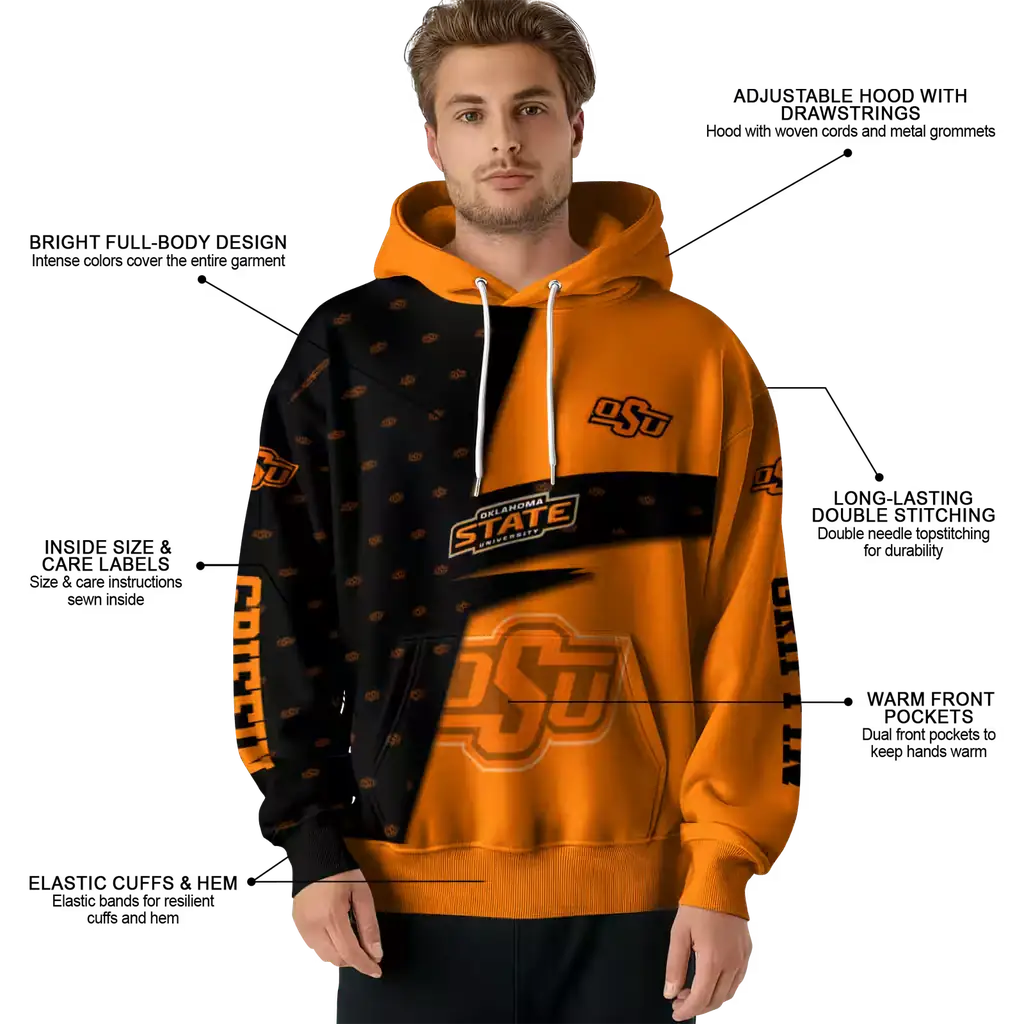 personalized oklahoma state cowboys abstract shape orange hoodie latest model personalized oklahoma state cowboys abstract shape orange hoodie latest model