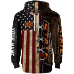 personalized oklahoma state cowboys american pride hoodie best selling