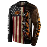 personalized oklahoma state cowboys american pride hoodie best selling