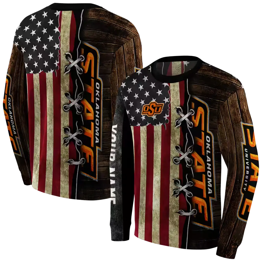 personalized oklahoma state cowboys american pride hoodie premium grade personalized oklahoma state cowboys american pride hoodie premium grade