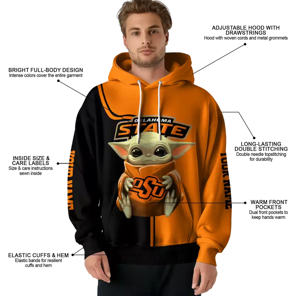 personalized oklahoma state cowboys baby yoda orange black hoodie latest model personalized oklahoma state cowboys baby yoda orange black hoodie latest model