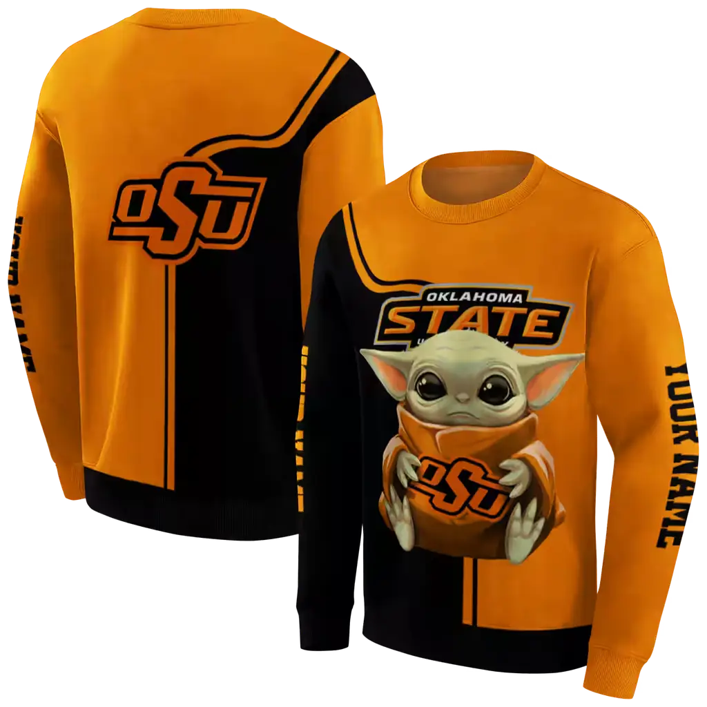 personalized oklahoma state cowboys baby yoda orange black hoodie premium grade personalized oklahoma state cowboys baby yoda orange black hoodie premium grade
