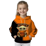 personalized oklahoma state cowboys baby yoda orange black hoodie best selling