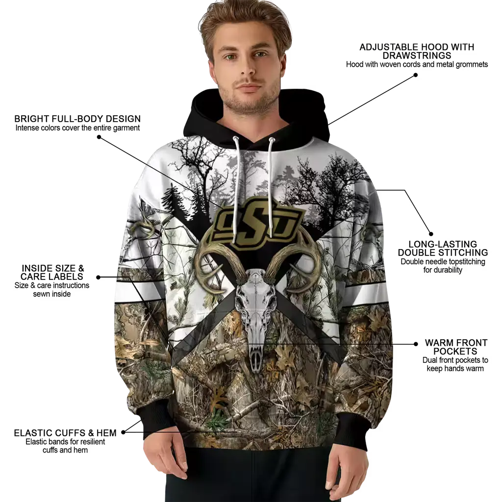 personalized oklahoma state cowboys forest silhouette hoodie latest model personalized oklahoma state cowboys forest silhouette hoodie latest model