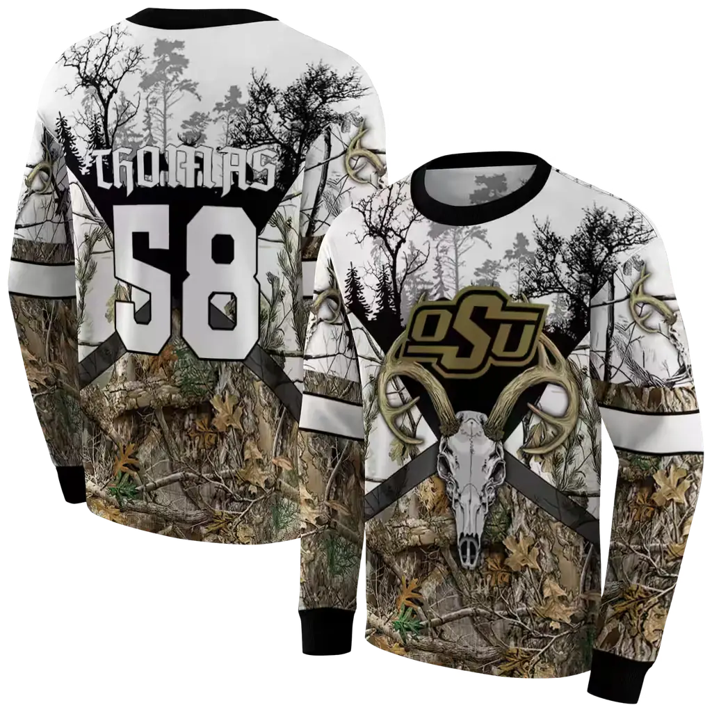 personalized oklahoma state cowboys forest silhouette hoodie premium grade personalized oklahoma state cowboys forest silhouette hoodie premium grade