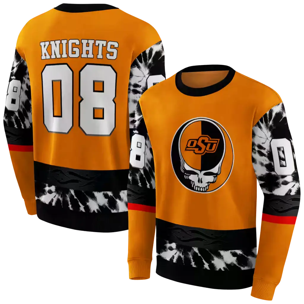 personalized oklahoma state cowboys grateful vibes orange hoodie premium grade personalized oklahoma state cowboys grateful vibes orange hoodie premium grade