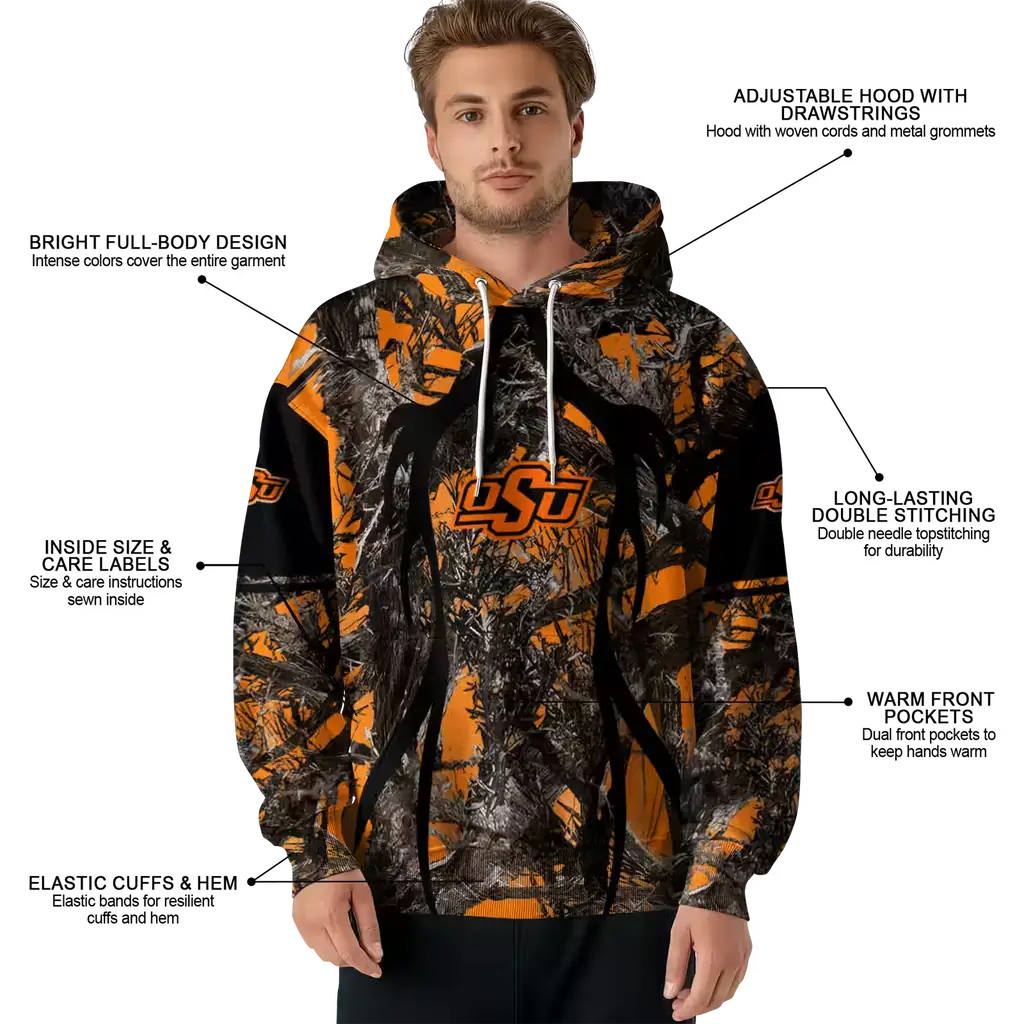 personalized oklahoma state cowboys hunting theme orange black hoodie latest model personalized oklahoma state cowboys hunting theme orange black hoodie latest model