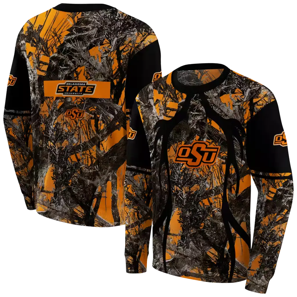 personalized oklahoma state cowboys hunting theme orange black hoodie premium grade personalized oklahoma state cowboys hunting theme orange black hoodie premium grade