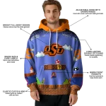 personalized oklahoma state cowboys mario blue black hoodie best selling