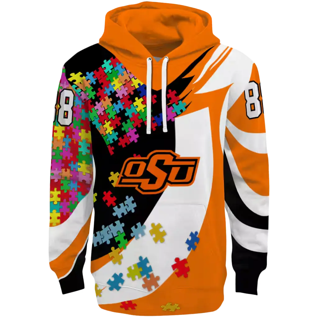 personalized oklahoma state cowboys puzzle pieces orange hoodie best selling personalized oklahoma state cowboys puzzle pieces orange hoodie best selling
