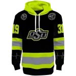 personalized oklahoma state cowboys safety motif black neon green hoodie best selling