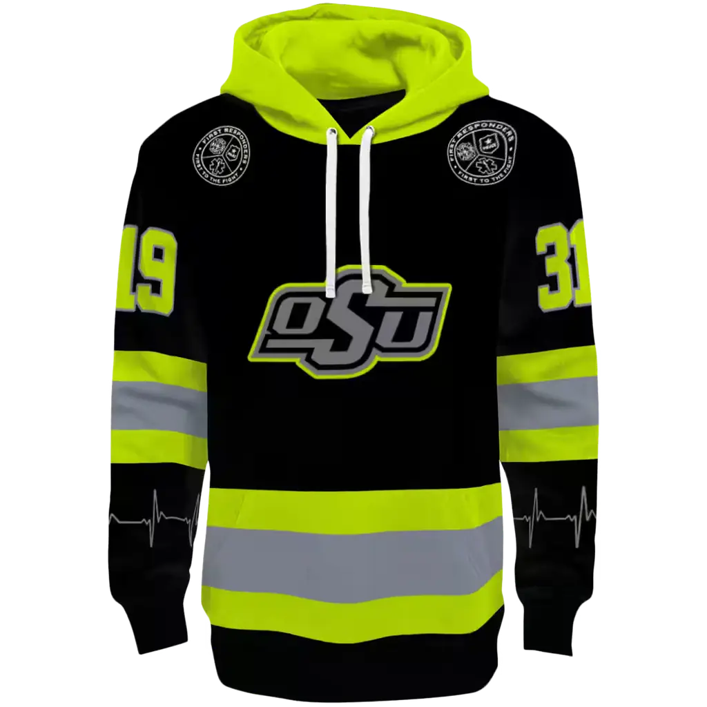 personalized oklahoma state cowboys safety motif black neon green hoodie best selling personalized oklahoma state cowboys safety motif black neon green hoodie best selling