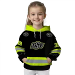 personalized oklahoma state cowboys safety motif black neon green hoodie best selling