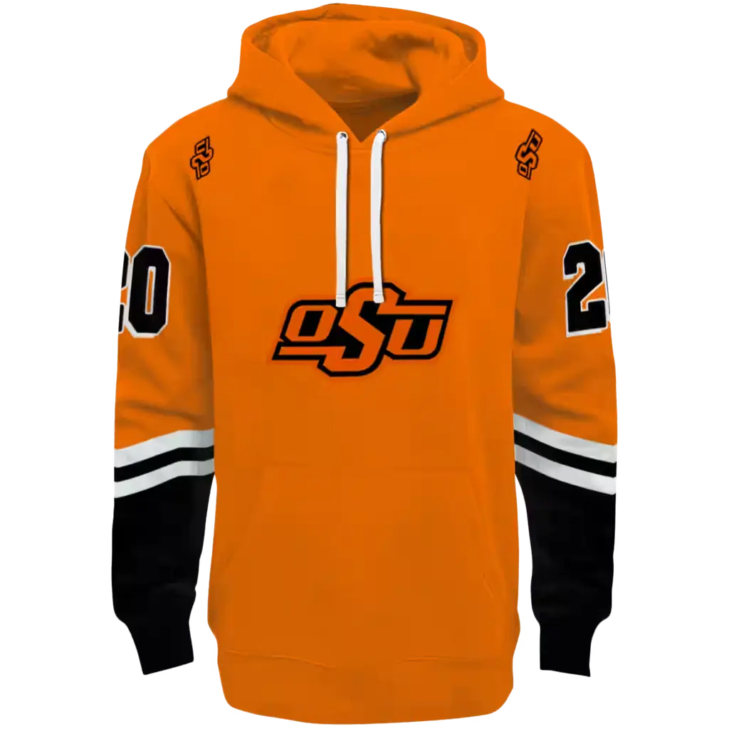 personalized oklahoma state cowboys striped sleeves orange hoodie best selling personalized oklahoma state cowboys striped sleeves orange hoodie best selling