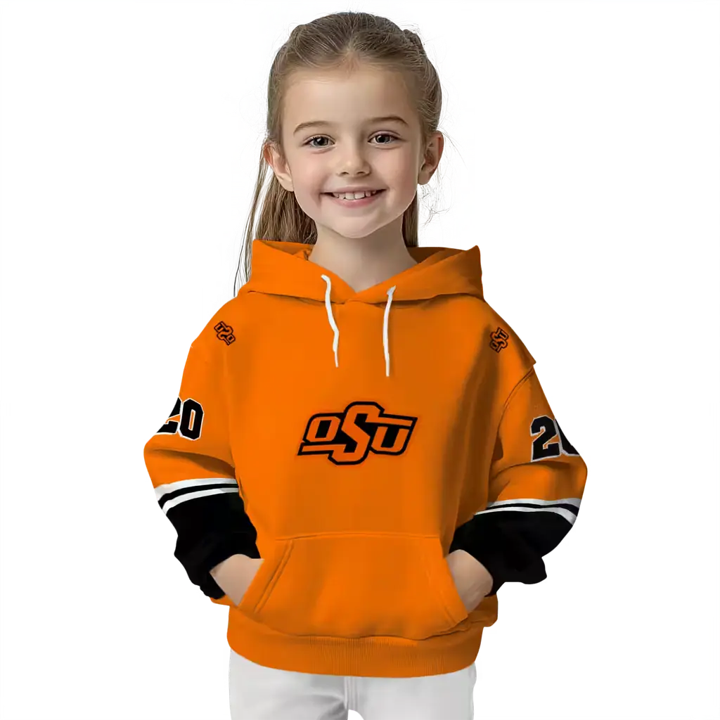 personalized oklahoma state cowboys striped sleeves orange hoodie top rated personalized oklahoma state cowboys striped sleeves orange hoodie top rated