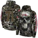 personalized ole miss rebels camo skull hoodie best selling