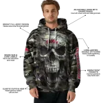 personalized ole miss rebels camo skull hoodie best selling