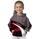 personalized ole miss rebels hexagonal mesh red black gray hoodie best selling