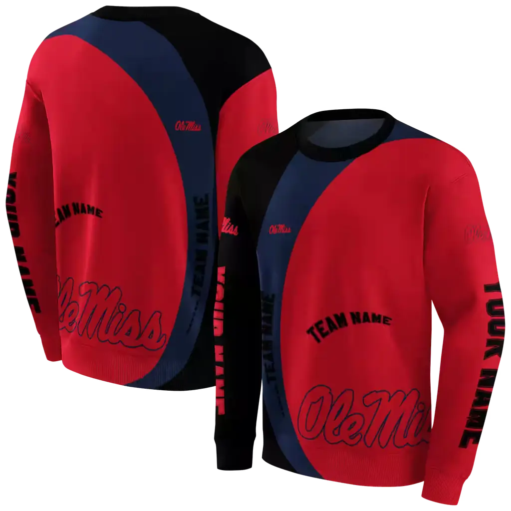 personalized ole miss rebels minimalist design red black hoodie premium grade personalized ole miss rebels minimalist design red black hoodie premium grade