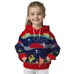 personalized ole miss rebels spongebob patrick star red navy hoodie best selling