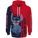 personalized ole miss rebels stitch red hoodie best selling