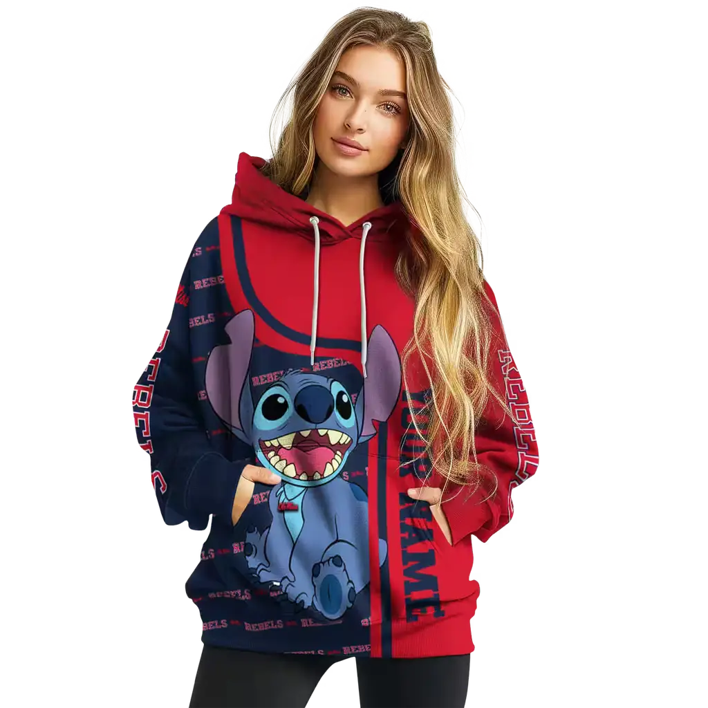 personalized ole miss rebels stitch red hoodie high quality personalized ole miss rebels stitch red hoodie high quality
