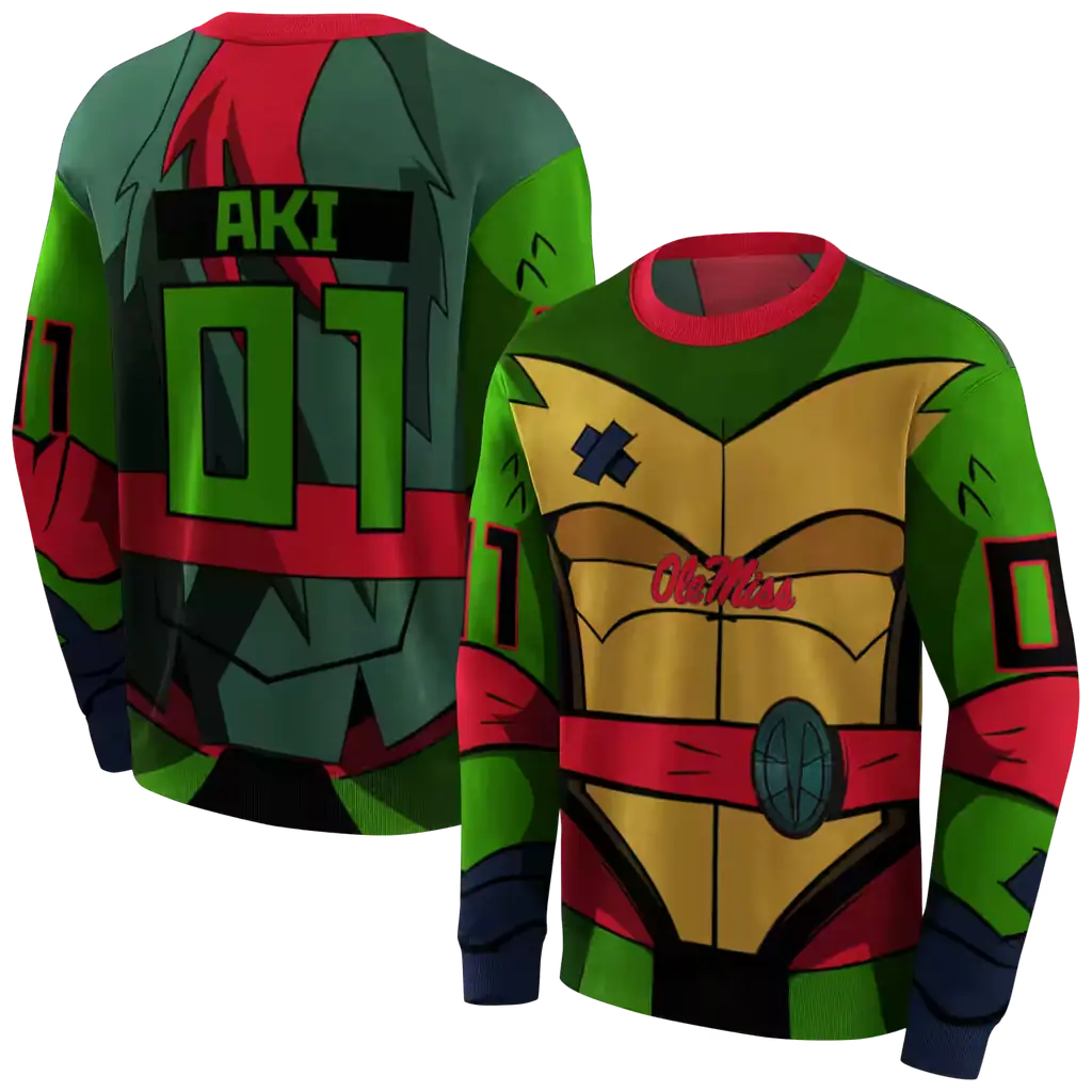 personalized ole miss rebels superhero armor red green hoodie premium grade personalized ole miss rebels superhero armor red green hoodie premium grade