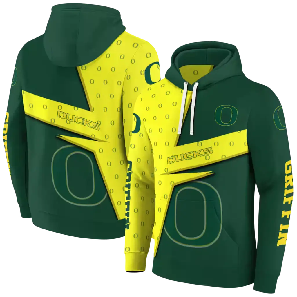 personalized oregon ducks abstract shape green hoodie fashion forward personalized oregon ducks abstract shape green hoodie fashion forward