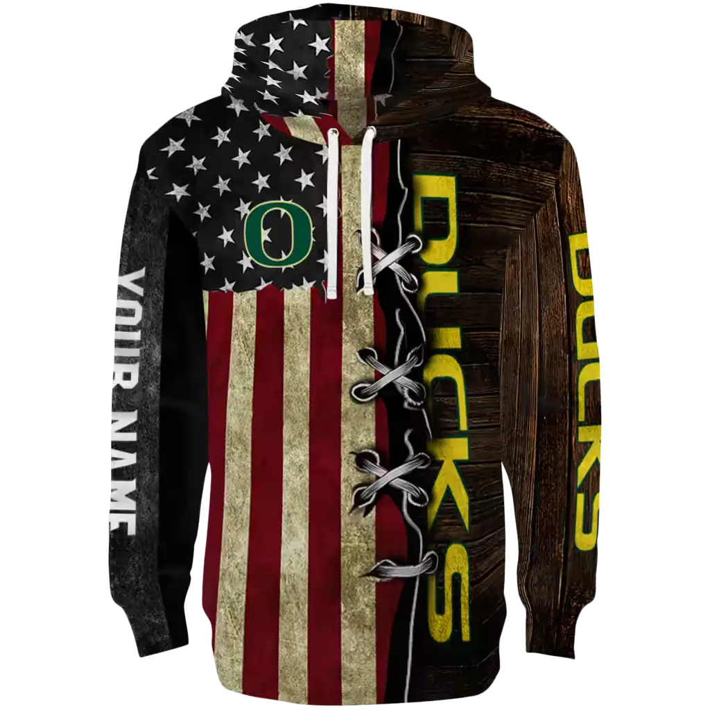 personalized oregon ducks american pride hoodie best selling personalized oregon ducks american pride hoodie best selling